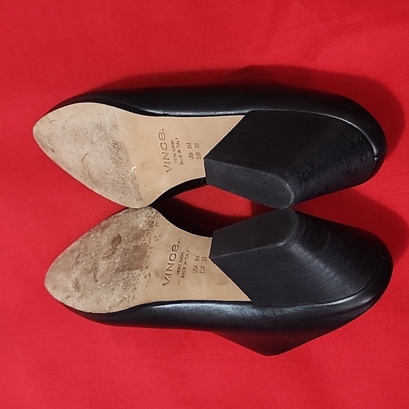 Vince Women's Vigo Leather Pointed Toe Mules - Picture 7 of 9